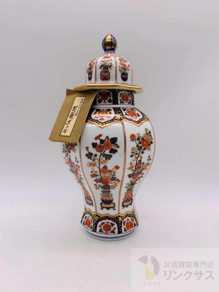 ニッカ 有田焼 古伊万里文様　花籠ボトル