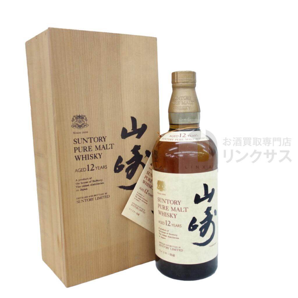 山崎12年特級ラベル向獅子木箱760ml