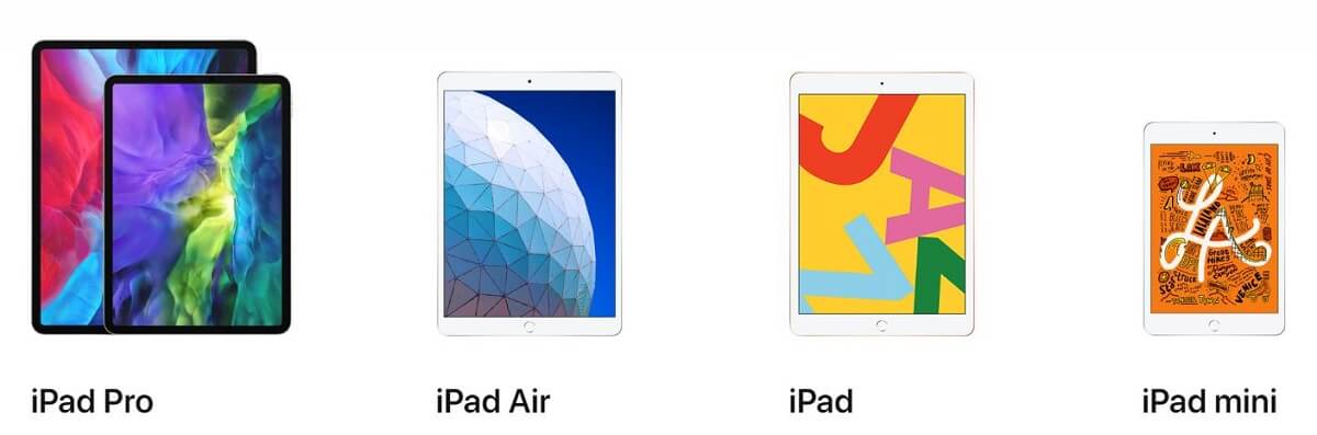 ipadラインナップ