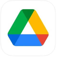 グーグルドライブのアプリのアイコン