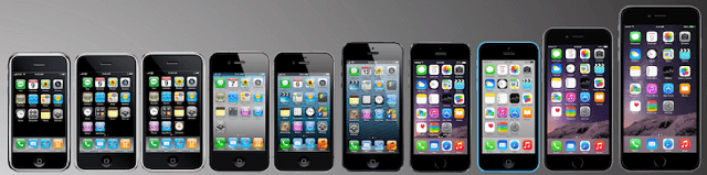 歴代のiPhoneシリーズ