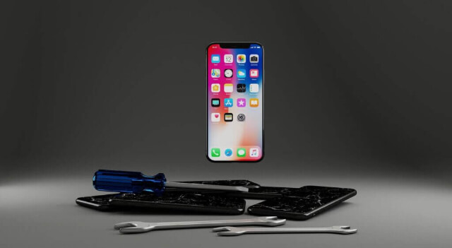 スマホと修理のイメージ