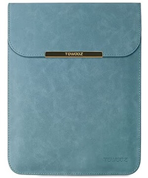 TOWOOZ【2021改良型】Macbook Pro/Air ケース 13-13.3インチ/ iPad Pro 12.9 インチ 薄型 耐衝撃 撥水 パソコンケース ノートパソコン ケース MacBook Air 13 /MacBook Pro 13 /Surface Pro/iPad Pro 12.9 対応 (ブルー)