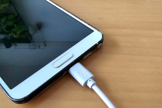 スマホの充電について