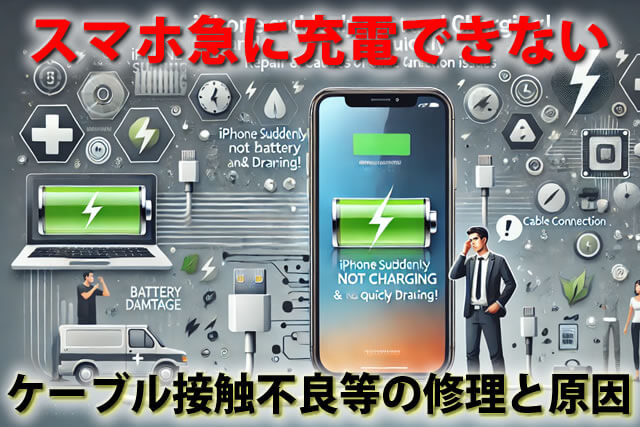 スマホの充電ができない!iPhoneの充電が増えない時の原因と対処方法